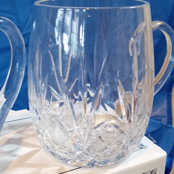 CRYSTAL HANDBLOWN BEER MUGS - Picture 2 of 5